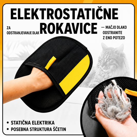 MONORA - Rokavice za večkratno odstranjevanje dlak hišnih ljubljenčkov